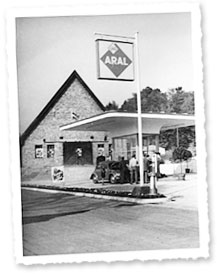 Tankstelle Greiner Deggendorf, 1953